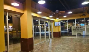 Finished commercial building following a professional repaint completed before year-end in Chicagoland